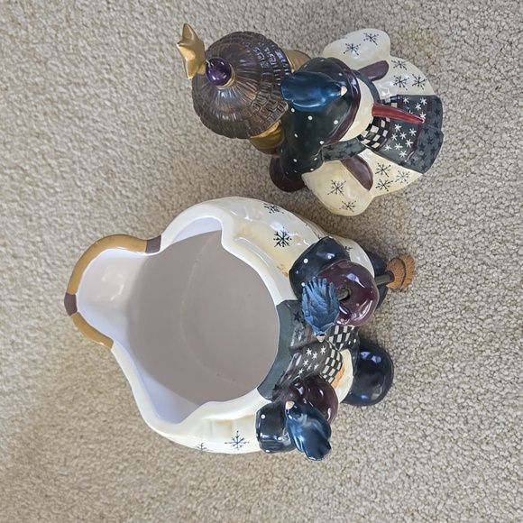 Williraye snowman cookie jar - Picture 3 of 8